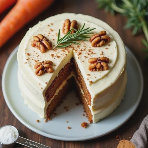 Carrot Cake, Lightened: Half the Sugar, None of the Sadness