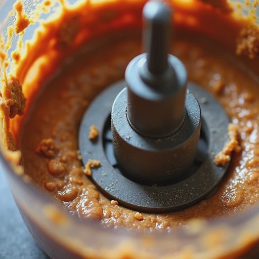Macro photography of the process of making jujube paste