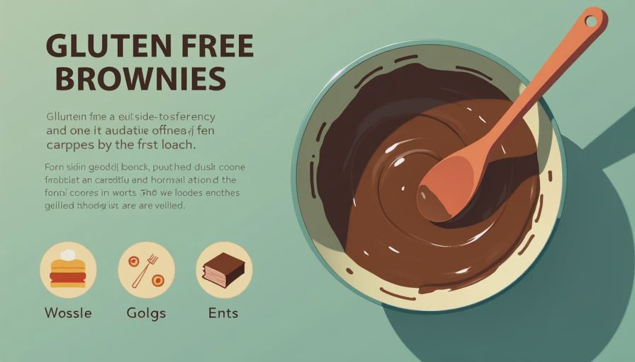 Visual context for gluten free brownie recipe