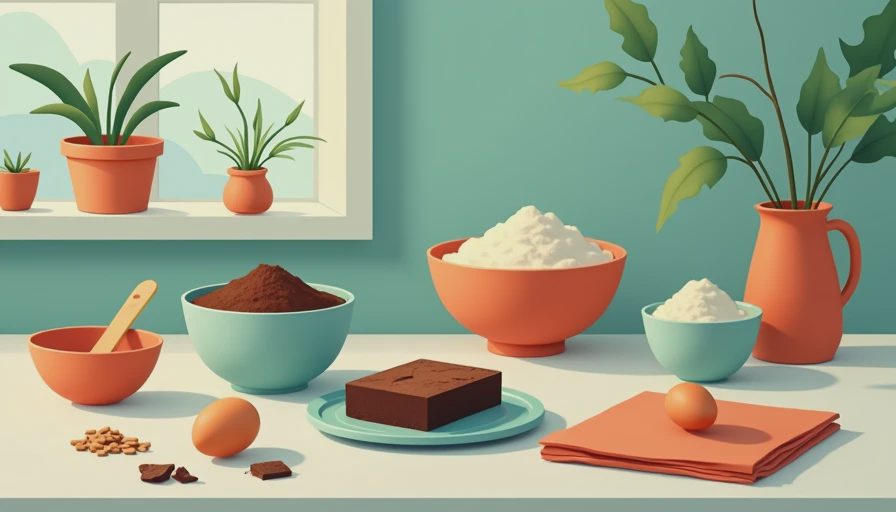 Illustration for gluten free brownie recipe