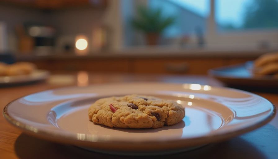 Visual context for macadamia cookie