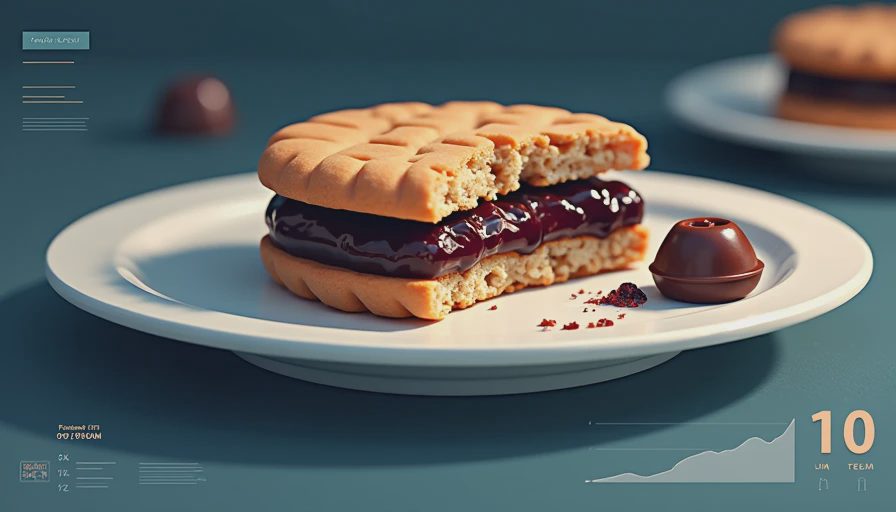 Visual context for black forest cookie