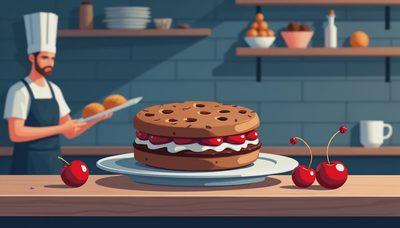 Black Forest Cookie Recipe with Less Sugar and Big Cherry-Chocolate Flavor