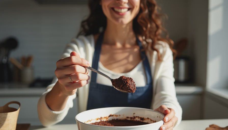 Visual context for one bowl brownie recipe