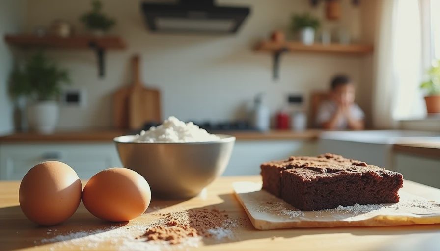 Illustration for one bowl brownie recipe