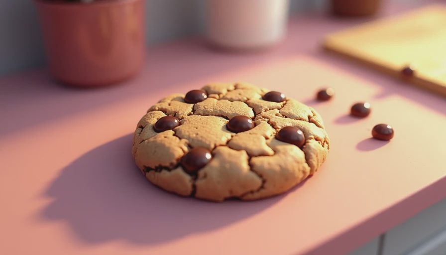 Visual context for double chocolate chunk cookies