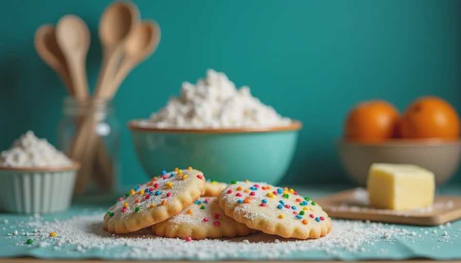 Visual context for funfetti cookies