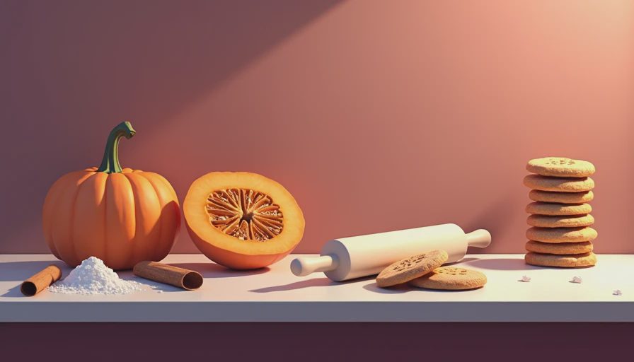 Visual context for pumpkin snickerdoodles