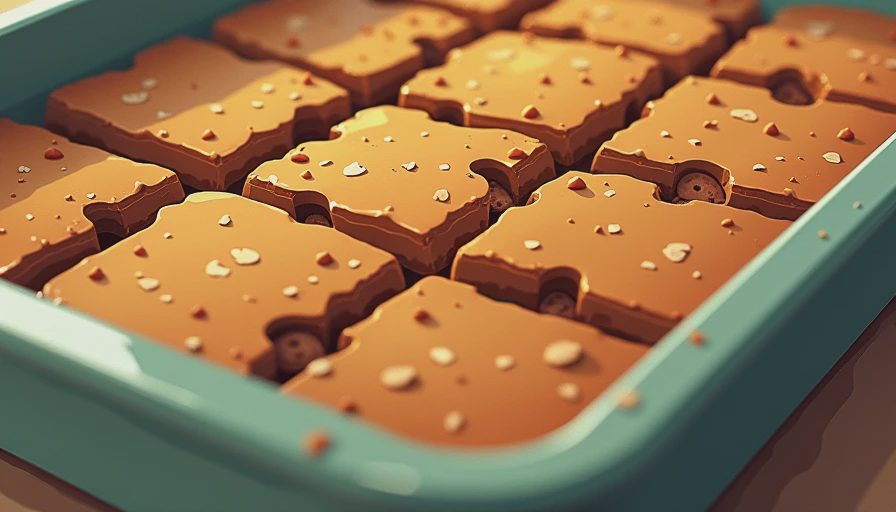 Visual context for pumpkin blondies