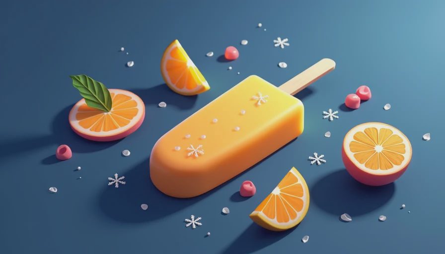 Visual context for mango popsicles