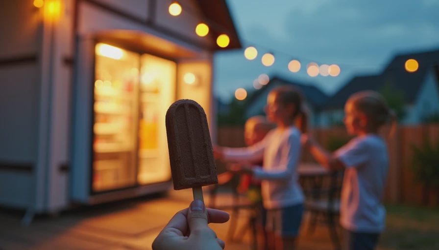 Visual context for fudge pops